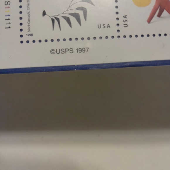 Alexander Calder Vintage 1997 USPS Postage 20 x $0.32 Stamp Sheet - Picture 5 of 6
